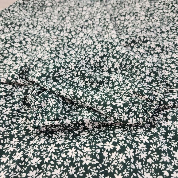 Lulus Green Floral Print Blooming Darlin Ruffled Mini Dress Womens Size M - Picture 10 of 15